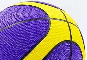 М'яч баскетбольний Molten GR7 № 7 BGR7-VY-SH, фіолетовий - Фото №2