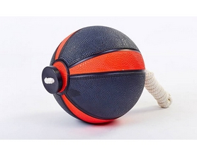 Мяч медицинский (медбол) с веревкой Zelart Medicine Ball FI-5709-2, 2 кг - Фото №3