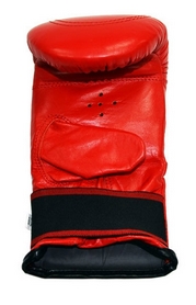 Перчатки снарядные Thor 605 (Leather) RED - Фото №3