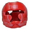 Шлем боксерский Thor Cobra 727 (Leather) RED - красный
