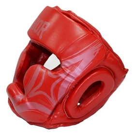 Шлем боксерский Thor Cobra 727 (PU) RED - красный - Фото №2