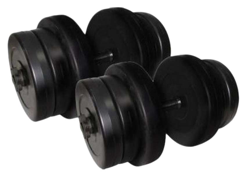

Гантели наборные Newt Rock Pro 2 шт по 20,5 кг (NE-PL-G-020-2), Черный