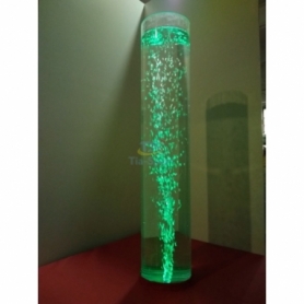 Пузырьковая колонна для сенсорной комнаты с пуфом