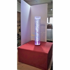 Пузырьковая колонна для сенсорной комнаты с пуфом - Фото №2