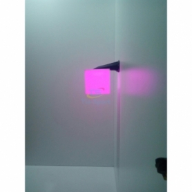 Настенный светильник  Куб 20х20см с RGB подсветкой настенный - Фото №4