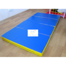 Мат гимнастический складной Тia-Sport с 4-х частей (sm-0137), 200-100-10 см - Фото №2