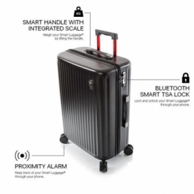 Чемодан Heys Smart Connected Luggage (L) Silver - Фото №4