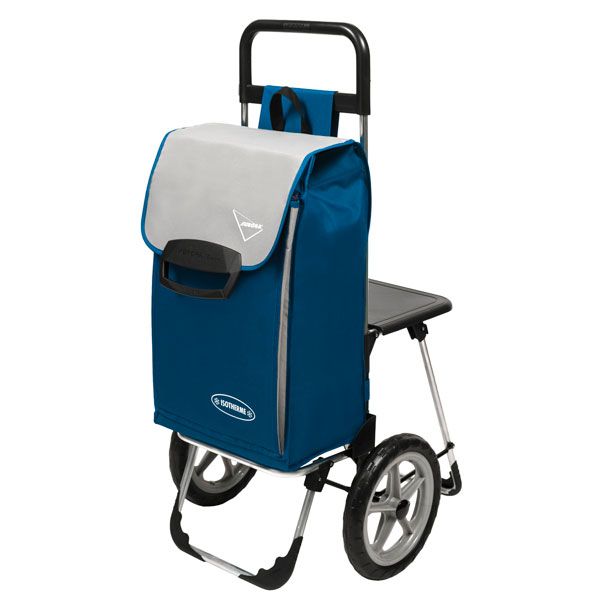 

Сумка-тележка Aurora Relax 65 Blue/Grey, Синий