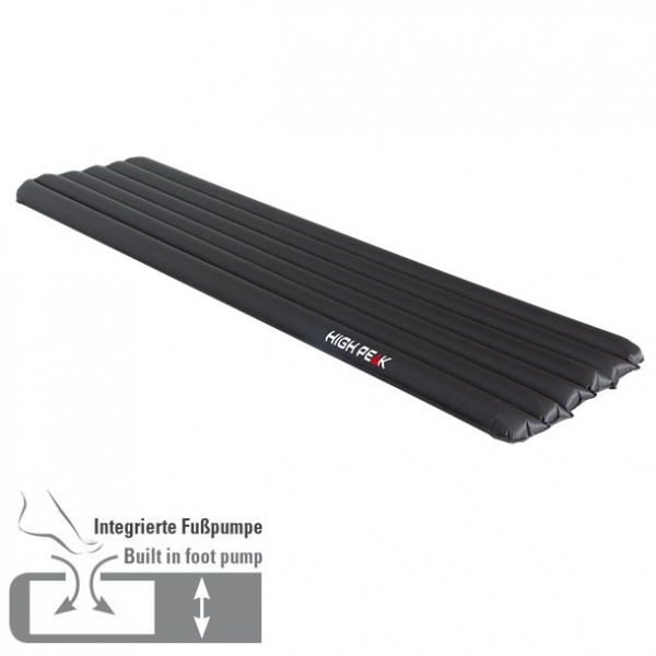 

Коврик туристический High Peak Texas 185x47x6.5cm (Dark Grey), Черный