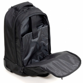 Сумка-рюкзак на колесах Rock Carbon Laptop 41 Black - Фото №3