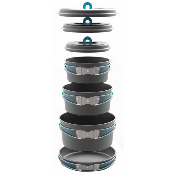 

Набор посуды Highlander Vertex Family Cookset, Серый