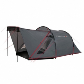 Палатка трехместная High Peak Ascoli 3 (Dark grey/Red) - Фото №2