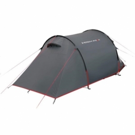 Палатка трехместная High Peak Ascoli 3 (Dark grey/Red) - Фото №4