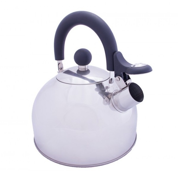 

Чайник Vango Stainless Steel With Whistle 1.6L Silver, Серебристый