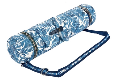 Сумка для фитнеса и йоги Yoga bag Fodoko (FI-6972-3) - сине-белая