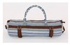 Сумка для йога-коврика Yoga bag Kindfolk (FI-6969-6) - серо-синяя - Фото №3