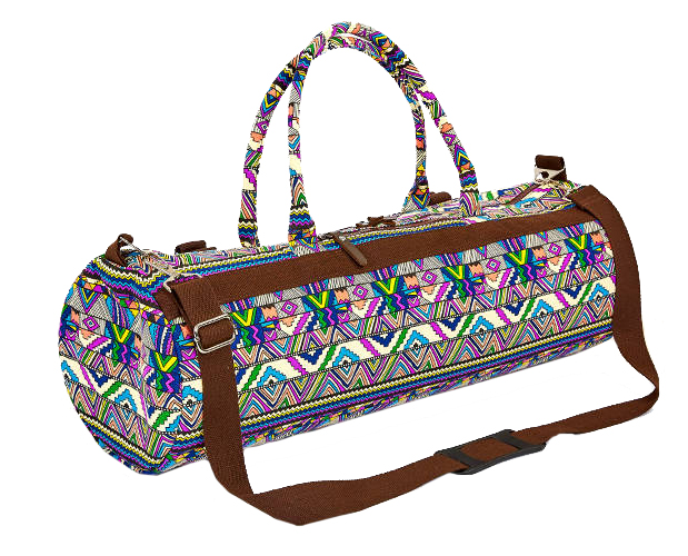 

Сумка для йога-коврика Yoga bag Kindfolk (FI-6969-2) - сине-фиолетовая, Узор