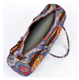 Сумка для йога-килимка Yoga bag Kindfolk (FI-6969-1) - синьо-помаранчева - Фото №5