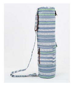 Сумка для йога-коврика Yoga bag Kindfolk (FI-8362-3) - серо-синяя - Фото №2