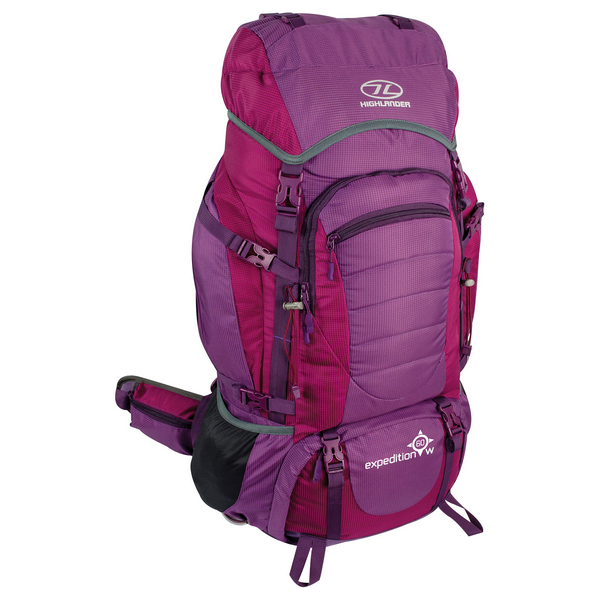 

Рюкзак туристический Highlander Expedition 60w Purple, Сиреневый