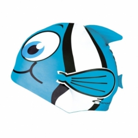 Шапочка для плавання дитяча Spokey Rybka (87471), блакитна