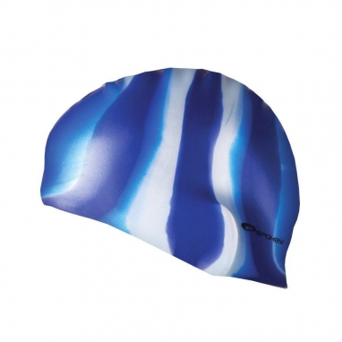 Шапочка для плавания Spokey Abstract 85364 сине-белая