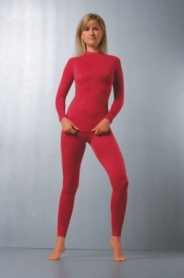 Термоштаны спортивные женские Haster ProClima Hanna Style (SL06-1207) - красные