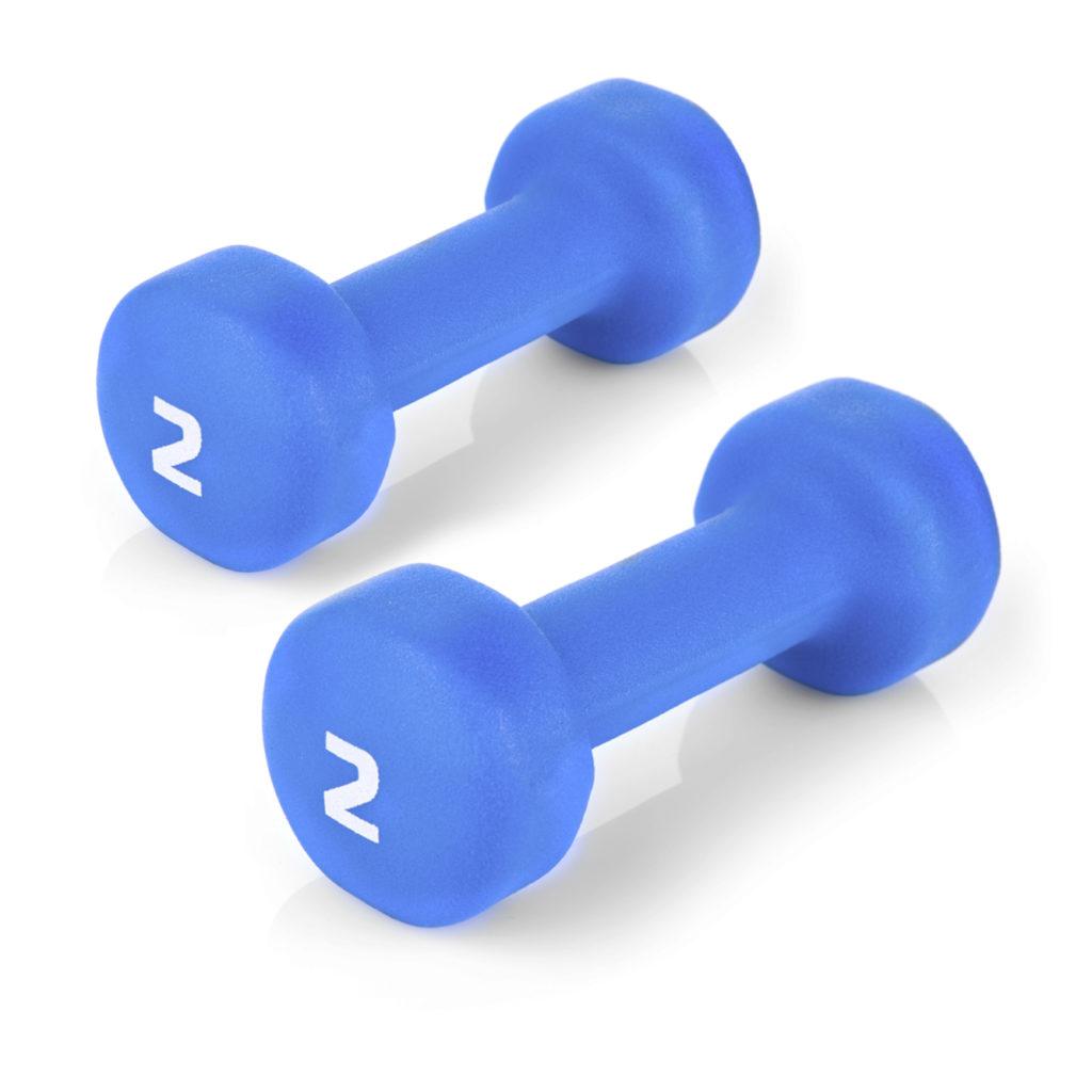 

Гантели для фитнеса Spokey Shape IV (920895), 2 шт по 2 кг, Голубой