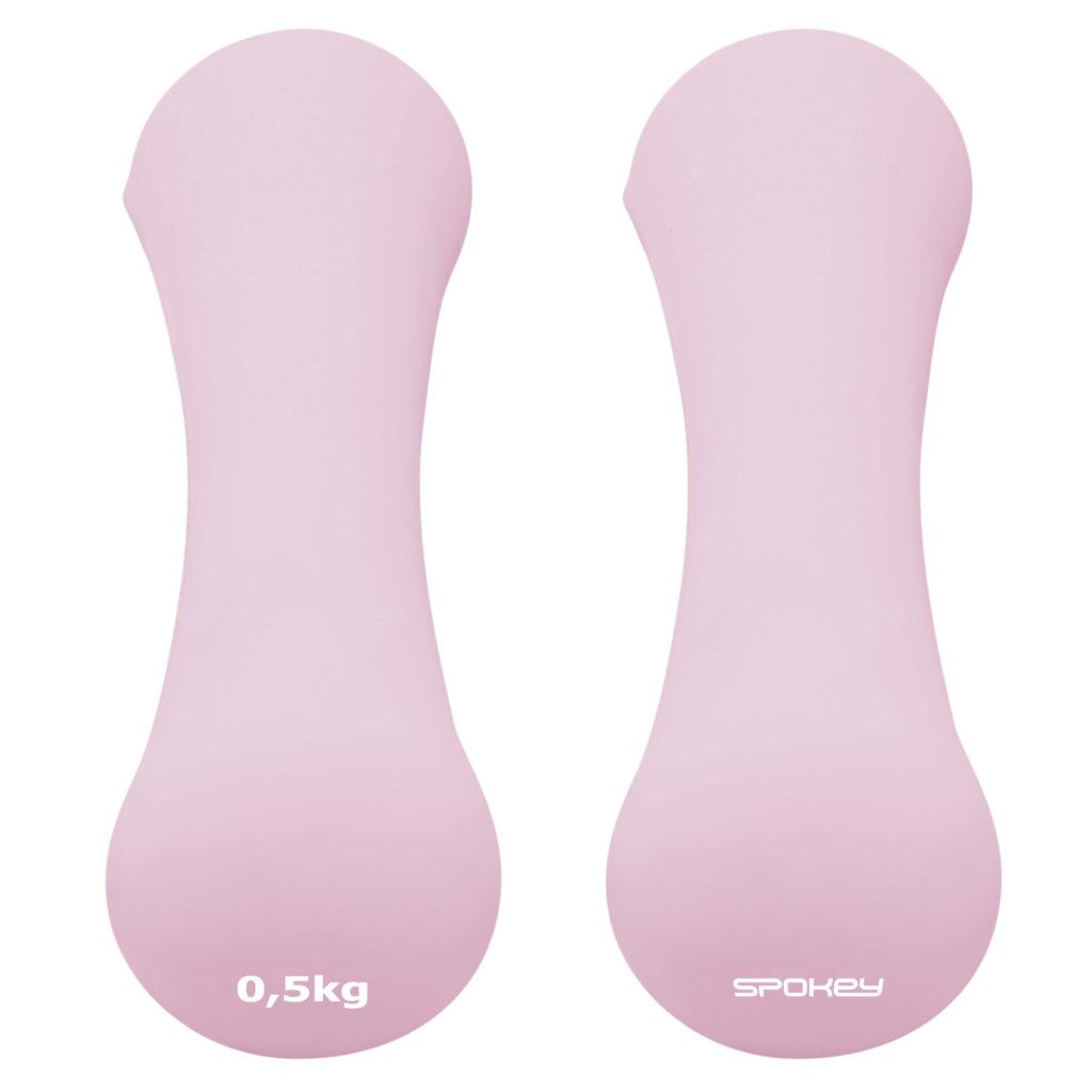 

Гантели для фитнеса Spokey Bone (926519), 2 шт по 0,5 кг, Розовый