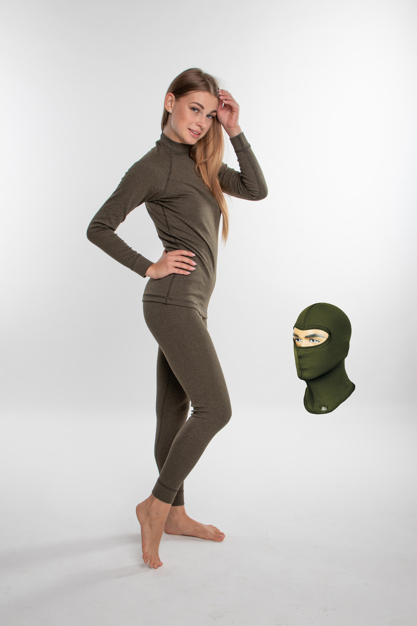 

Комплект термобелья женский Rough Radical Hunter - XXXL, Оливковый