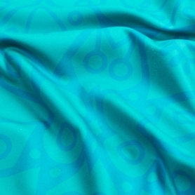 Полотенце охлаждающее для спортзала Spokey Mandala (926049) бирюзовое, 80х160 см - Фото №7