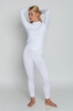 Термокофта спортивная женская Haster ProClima Hanna Style (SL06-1105) - белая - Фото №3