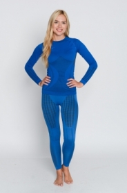 Термокофта женская спортивная Haster Hanna Style UltraClima (SL60u103) - синяя - Фото №2