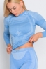 Термоштаны женские с шерстью мериноса Haster Merino Wool (SL06-120w3) - голубые