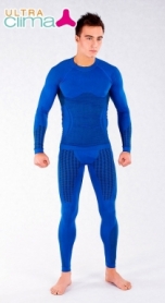Комплект термобелья мужской спортивный Haster Hanna Style UltraClima (SL90113) - синий - Фото №5