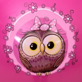 М'яч для фітнесу (фітбол) з ріжками Spokey Little Owl (922739), 60 см - Фото №2