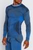 Термокофта мужская с шерстью альпаки Haster Alpaca Wool (SL50w103) - синяя