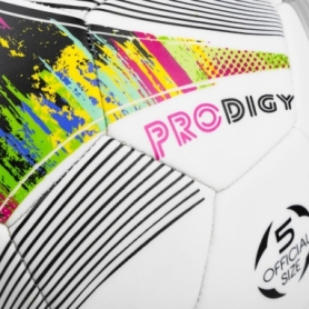 Мяч футбольный Spokey Prodigy (925384) - белый, №5 - Фото №4