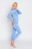 Комплект женского термобелья с шерстью мериноса Haster Hanna Style Merino Wool (SL90023) - синий - Фото №2