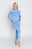 Термокофта женская с шерстью мериноса Haster Merino Wool (SL06-110w3) - голубая - Фото №2