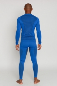 Термокофта мужская спортивная Haster UltraClima Hanna Style (SL50u103) - голубая - Фото №3