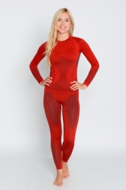 Термокофта жіночий спортивний Haster Hanna Style UltraClima (SL60u104) - червона - Фото №2
