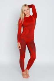 Термоштаны женские спортивные Haster Hanna Style UltraClima (SL60u204) - красные