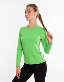 Термофутболка женская с длинным рукавом Rough Radical Efficient (SL8149) - зеленая