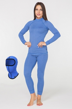 Комплект термобелья женский Rough Radical Cute голубой