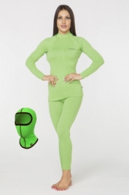 Комплект термобелья женский Rough Radical Cute, зеленый