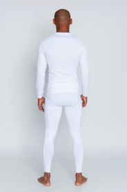Термокофта спортивная мужская Haster ProClima (SL05-215) - белая - Фото №3