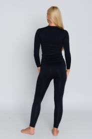Комплект термобелья женский спортивный Haster Hanna Style ProClima (SL90191) - черный - Фото №3