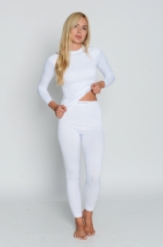 Термоштаны спортивные женские Haster ProClima Hanna Style (SL06-1205) - белые - Фото №2