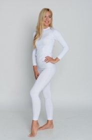 Термоштаны спортивные женские Haster ProClima Hanna Style (SL06-1205) - белые - Фото №3